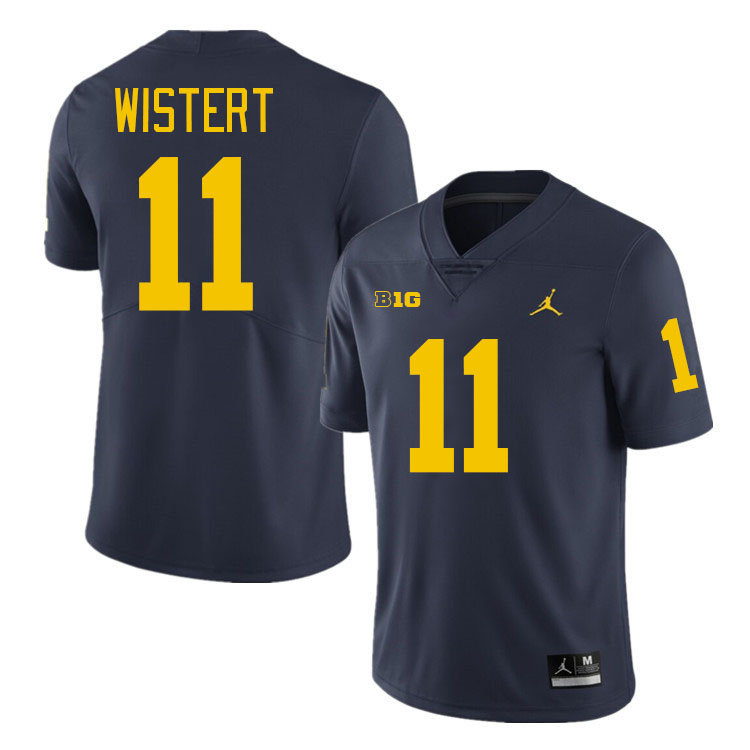 Albert Wistert Michigan Jersey,Michigan Wolverines #11 Albert Wistert Jersey Youth-Navy